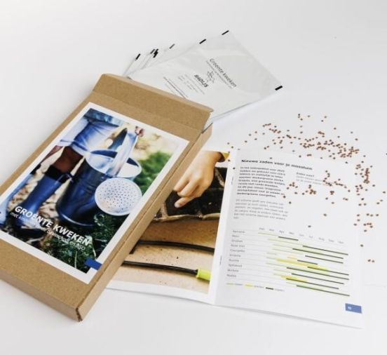 foto van het zadenpakket